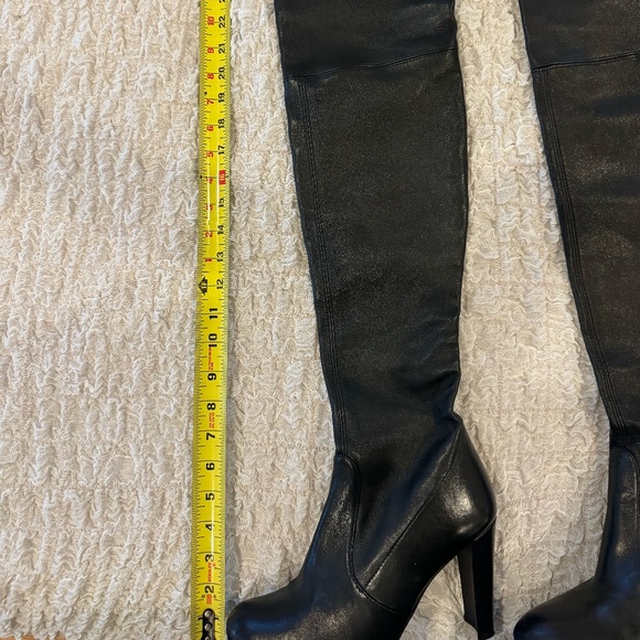 Stuart Weitzman Over Knee Leather Boot - Picture 3 of 8